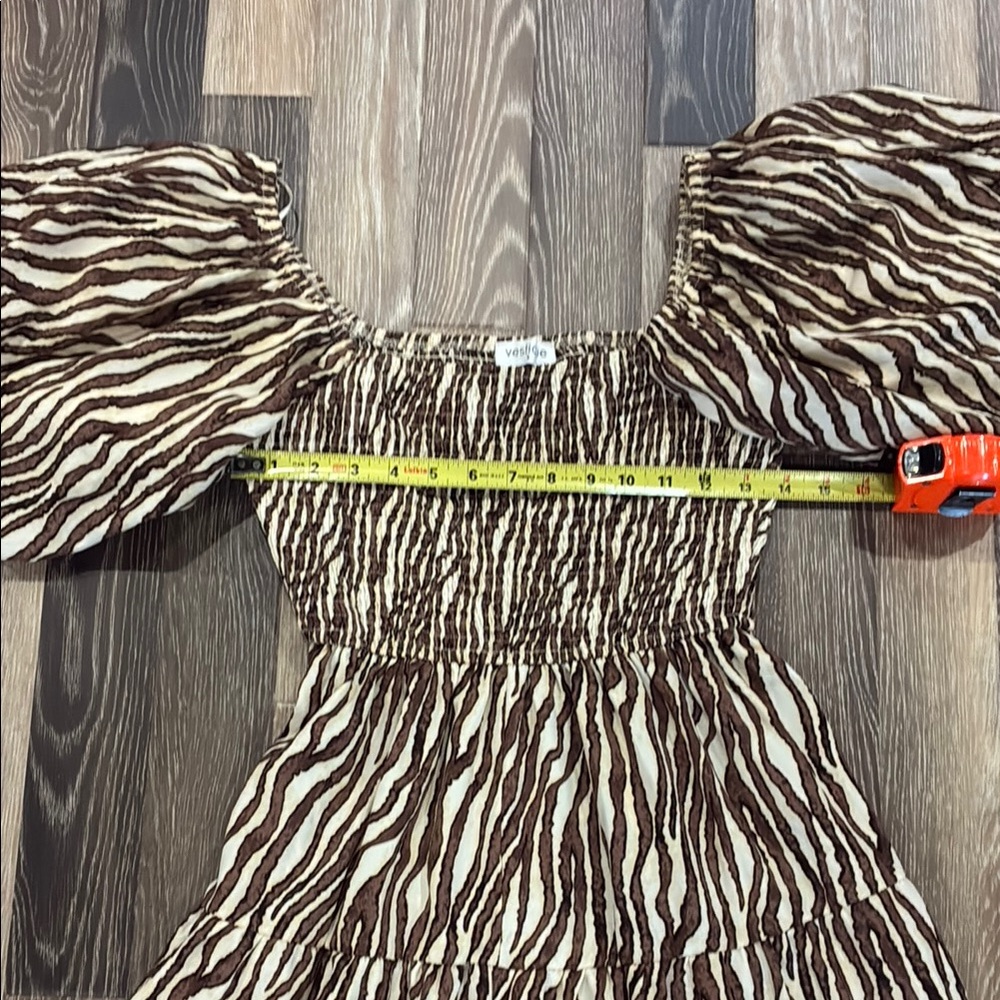Vestique Zebra Print Maxi Dress. Size Small. - Picture 9 of 10